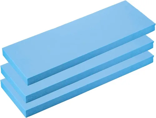 Miniatura 13 de Tablero de espuma de alta densidad para suministros de bricolaje, bloques rectangulares gruesos para tallar, escultura, arte, 3.9 in x 11.8 in, Azul