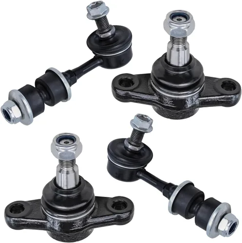 Miniatura 147 de Detroit Axle – Kit de suspensión delantera para Hyundai 2013-2018 Santa Fe 2 enlaces de barra de estabilizador 4 varillas de amarre interiores