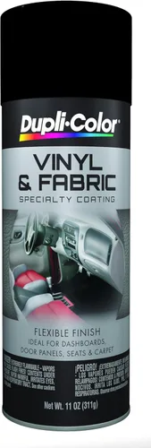 Dupli-Color HVP104 - Pintura en aerosol para vinilo y tela, color negro brillante (Gloss Black), lata de 11 oz en espray Brillo negro