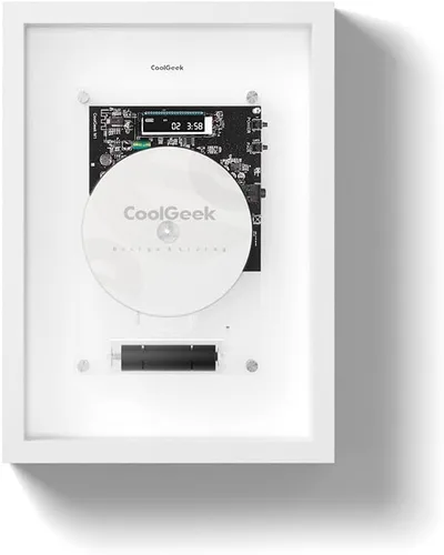 Miniatura 9 de Reproductor de CD vertical M1 para pared y escritorio, decoración de arte industrial transparente, transmisor Bluetooth de alta fidelidad