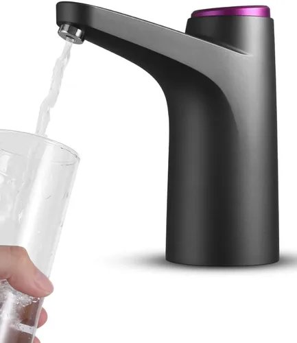 Miniatura 6 de Bomba inteligente de botella de agua de 4 modos - Flujo rápido de 3 l/min, recargable por USB de 1200 mAh, volumen preestablecido y control