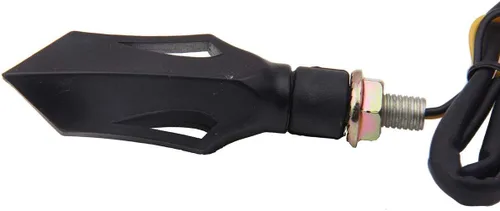 Miniatura 4 de Black Clear Lens Turn Signals LED Lights Blinkers Indicators Compatible for 2017 Kawasaki Ninja H2R