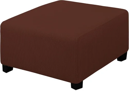 Miniatura 62 de Easy-Going Funda Elástica para Otomana Taburete de Almacenamiento Plegable Protector de Muebles Funda Rectangular Suave con Parte Inferior Elástica