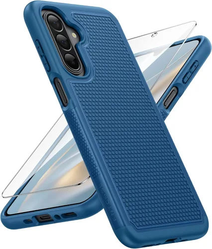Miniatura 24 de FNTCASE Funda para teléfono Galaxy A14-5G: protección contra caídas de grado militar Samsung A14 5G, probada contra caídas de 14 pies, protector