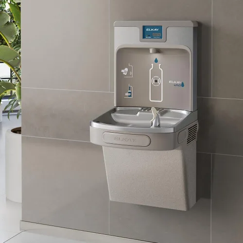 Miniatura 6 de Elkay LZS8WSLP EZH2O Estación de llenado de botellas y fuente filtrada, gris claro, 120 V