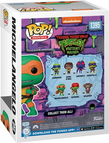 Miniatura 2 de Funko Pop! Movies: Teenage Mutant Ninja Turtles (TMNT) Michelangelo - Figura de vinilo coleccionable - Idea de regalo - Producto