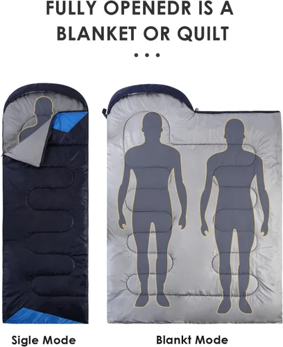 Miniatura 4 de Sleeping Bags for Adults Backpacking Lightweight Waterproof- Cold Weather Sleeping Bag for Girls Boys Mens for Warm Camping Hiking Outdoor Travel