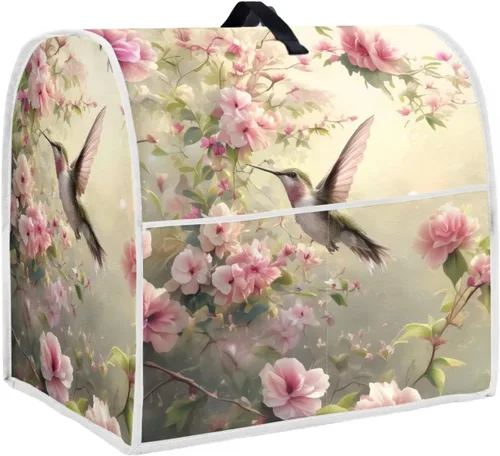 Miniatura 28 de Funda para batidora con estampado de girasol y bandera americana, cubierta protectora contra el polvo, adecuada para la mayoría de los modelos