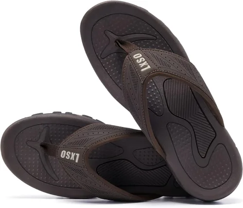 Miniatura 3 de Flip Flops for Men Beach Thong Sandals with Arch Support Water Resistant Slippers Shower Shoes