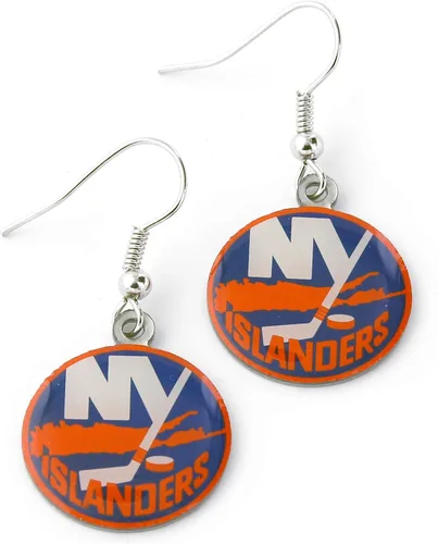 Miniatura 5 de aminco NHL womens NHL Logo Dangler Earrings