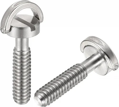 Miniatura 7 de uxcell Tornillo de trípode para cámara, adaptadores de tornillo de montaje macho de 1/4 pulgadas, ranurados de 0.79 pulgadas de longitud