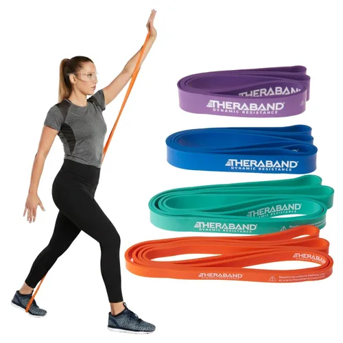 Miniatura 11 de THERABAND High Resistance Band - Elastic Super Bands for Improving Flexibility, Injury Rehab, & Full Body Workouts - Heavy Duty Stretch Bands for