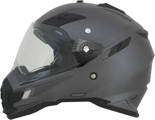 Miniatura 3 de GMAX FX-41DS - Casco de motocicleta unisex para adultos, estilo de máscara completa, M, Gris escarcha