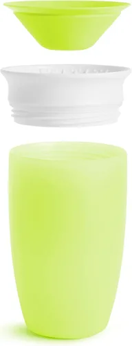 Miniatura 5 de Tazas de sorbo Munchkin para niños pequeños de 1 a 3 años, taza Miracle 360 a prueba de derrames, 295 ml, paquete de 2, verde/azul Azul/Verde