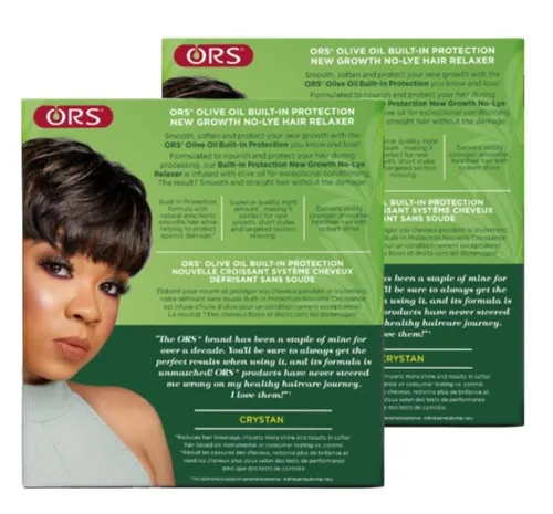Miniatura 2 de ORS Aceite de oliva con protección incorporada, nuevo crecimiento sin lejía, relajante para el cabello, extra fuerte (paquete de 2)
