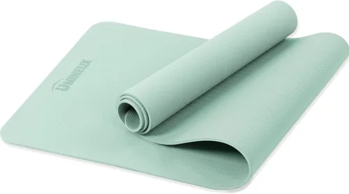 Miniatura 11 de Alfombrilla de yoga antideslizante, esterillas de fitness de pilates, ecológicas, antidesgarros, de 1/4 de pulgada de grosor, esterillas de yoga
