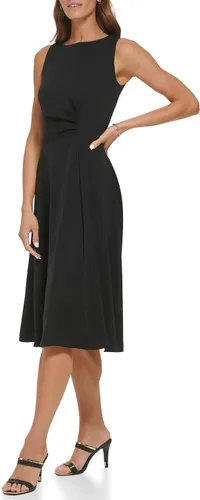 Miniatura 2 de DKNY Midi de cortina lateral sin mangas para mujer