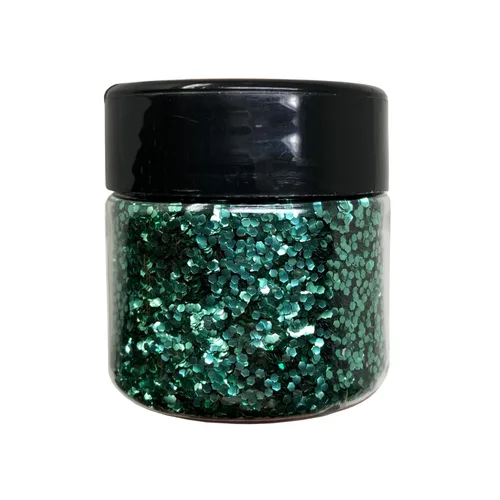 Miniatura 15 de Tarro biodegradable de estrellas holográficas con purpurina de grado cosmético de 0.75 onzas, vegano y fabricado en los Estados Unidos