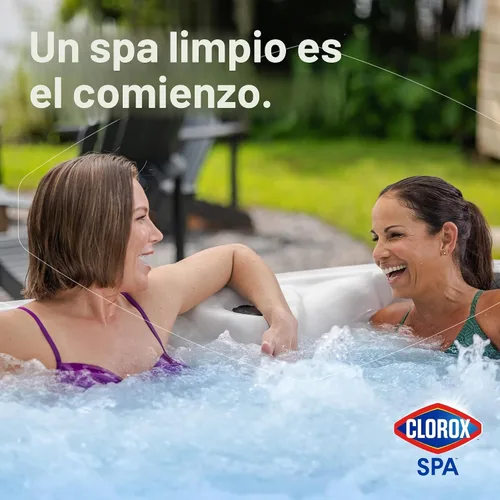Miniatura 5 de Tabletas de bromo Clorox® Pool&Spa™ Spa, para desinfección de bajo olor, restaura la claridad del agua, disolución rápida, 1.5 libras (paquete de 1)