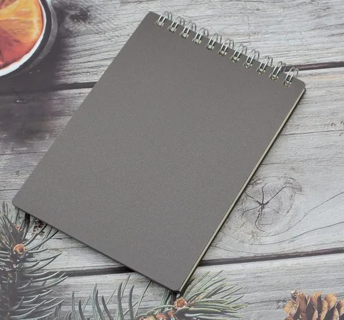 Miniatura 6 de Yansanido Cuaderno en Espiral con Encuadernación Superior, 4 Piezas, 4 Colores, Tamaño A6, Tapa Dura Gruesa de Plástico, Papel Rayado de 8 mm, 80