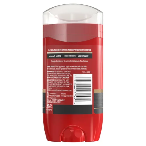 Miniatura 13 de Old Spice Desodorante sin aluminio para hombres, protección contra olores 24/7, frescura 24/7 y aroma duradero, Swagger con aroma a madera de cedro
