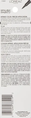 Miniatura 3 de L'Oreal Paris Cosmetics Infallible Paints Delineador de ojos, Azul Electric