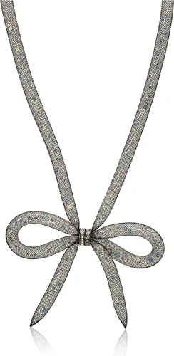 Betsey Johnson Collar de lazo de malla