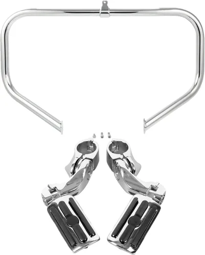 Miniatura 12 de TCT-MOTORPARTS Barra protectora de motor de carretera de 1-1/4 pulgadas para Harley Touring Road Electra Glide Road King Street Glide Tri Glide