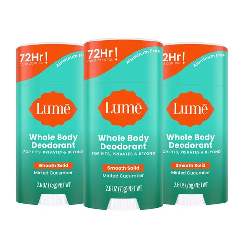 Miniatura 10 de Lume Desodorante para Todo el Cuerpo - Barra Sólida Suave - Control de Olor de 72 Horas - Sin Aluminio, Sin Bicarbonato de Sodio y Seguro