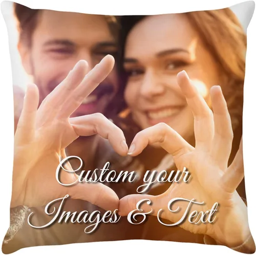 Miniatura 48 de Easycosy Almohada personalizada con texto de imagen, funda de almohada con foto, regalos personalizados para parejas, funda de cojín con foto, 4