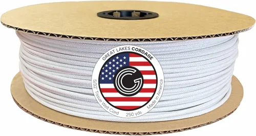 Miniatura 5 de Cable de soldadura para tapicería de tejido de 6/32", cable enrollado, semifirme - 50 yardas