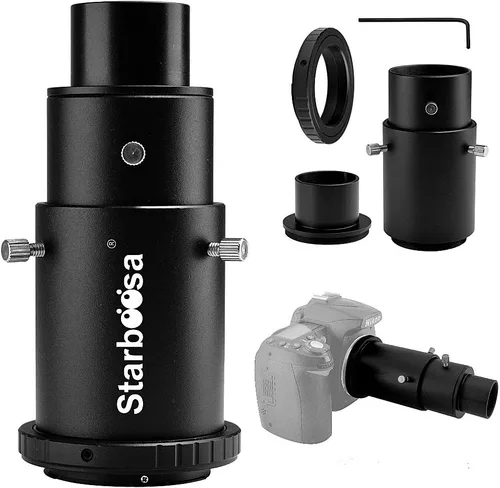 Miniatura 11 de Adaptador de cámara para telescopio de extensión variable – Compatible con cámaras Nikon N1 sin espejo – Conecta telescopios para fotografía
