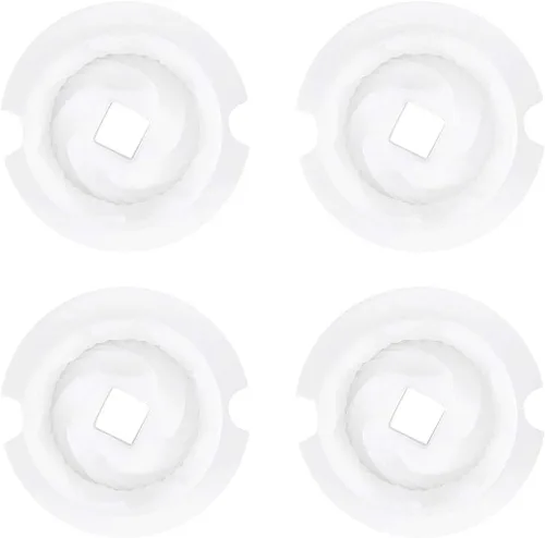 Miniatura 3 de iiniim 4 piezas de molinillo de café, núcleo de molienda de cerámica, accesorios de molienda de pimienta, blanco, talla única