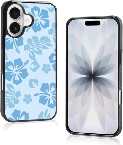 Miniatura 68 de FANXI Funda de teléfono de hibisco azul compatible con iPhone 11 de 6.1 pulgadas, funda protectora a prueba de golpes de TPU con bonita flor azul