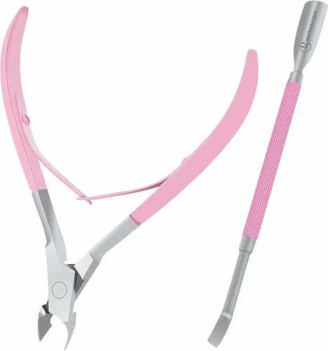 Miniatura 2 de GMI-TWEEZERS - Removedor profesional de cutículas, empujador de cutículas y recortador de cutículas, herramienta de manicura, cortador de cutícula