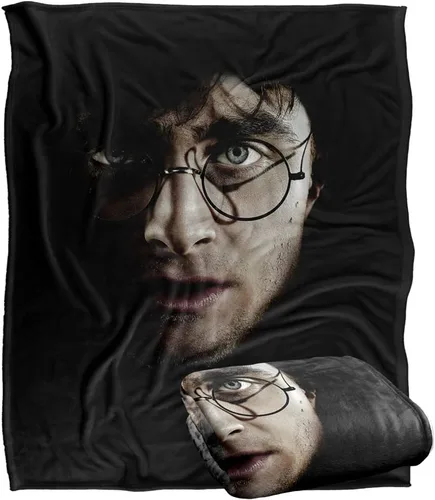 Miniatura 8 de Harry Potter - Póster de las Reliquias de la Muerte Parte 1, manta supersuave de tacto sedoso, 36 x 58 pulgadas