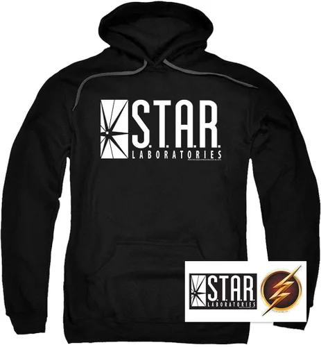 Miniatura 2 de Popfunk Classic Flash Star Labs Superhero STAR Laboratories Sudadera con capucha y calcomanías