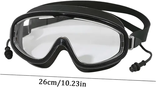 Miniatura 5 de Tablas de mano para niños, gafas de natación de marco grande, antivaho suministros de natación, gafas equipadas para hombres y mujeres