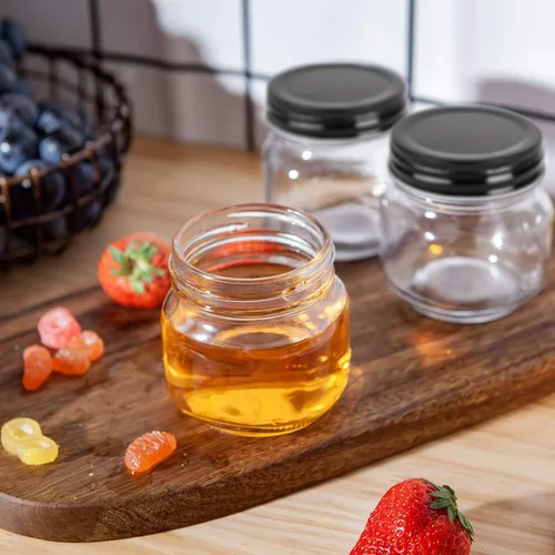 Miniatura 6 de QAPPDA Frascos Mason, Tarros de Vidrio Con Tapas de 8 oz, Tarros de Conservas Para Encurtidos y Almacenamiento de Cocina, Tarros de Especias de Boca