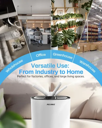 Miniatura 8 de Humidificador para habitación grande de 16 L/4.2 galones - Humidificador AILINKE para toda la casa para el hogar, 2000 pies cuadrados con 3