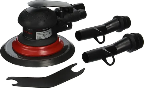 Miniatura 3 de Ingersoll Rand 4152 Lijadora Neumática Orbital de Palma de 6" con Almohadilla Adhesiva Sensible a la Presión, 12,000 RPM, Lista para Vacío, Ligera