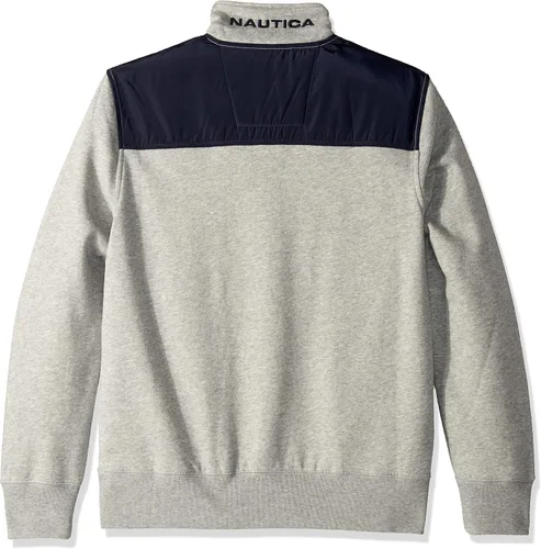 Miniatura 2 de Nautica - Sudadera de forro polar con cremallera de 14 para hombre