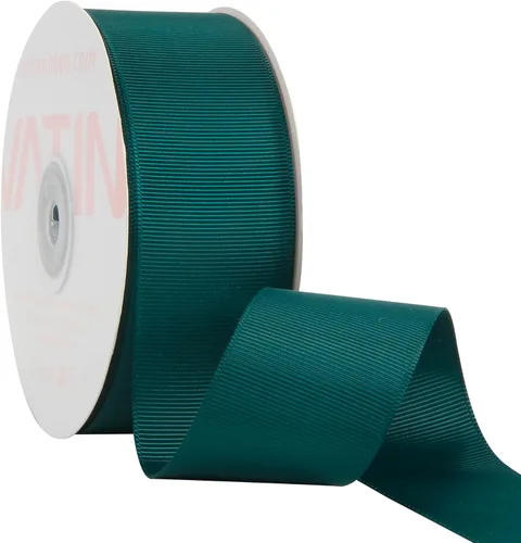 Miniatura 253 de Vatin - Rollo de cinta de grogrén, rollos de 25-50 yardas, perfecto para decoración de bodas, coronas, baby showers, envolturas de paquete de regalo