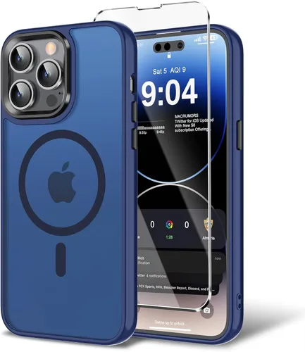 Miniatura 14 de Funda para iPhone 11 con protector de pantalla, compatible con MagSafe, ultra delgada, translúcida, mate, a prueba de golpes, color negro