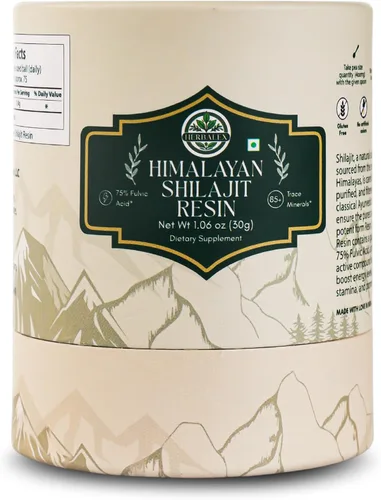 Shilajit puro del Himalaya | Resina Shilajit de alta potencia nutricional y grado A con más de 85 minerales de rastro de plantas y 75% de ácido