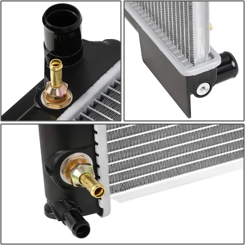 Miniatura 3 de DNA Motoring DPI 13001 Radiador de núcleo de aluminio de 1 fila Compatible con Scion xB AT 08-15, CU13001 13001 2213163 3387 16400-28600