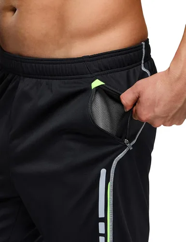 Miniatura 5 de TSLA - Pantalones deportivos de ciclismo antiviento y térmicos para hombre, forrados de vellón, para exteriores, para el invierno y clima frío