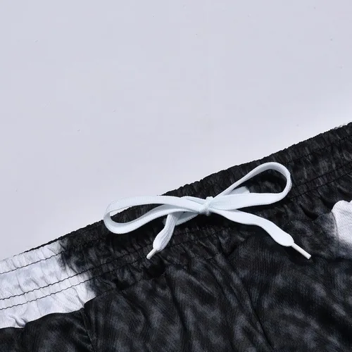 Miniatura 7 de Conjunto deportivo de 2 piezas para hombre, con cremallera, camiseta polo y pantalones a rayas, informal, para gimnasio, atletismo, ropa deportiva