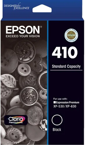 Miniatura 4 de Epson T410 Claria Premium - Tinta de capacidad estándar (T410020-S) para impresoras Select Expression Premium, color negro (paquete de 2)