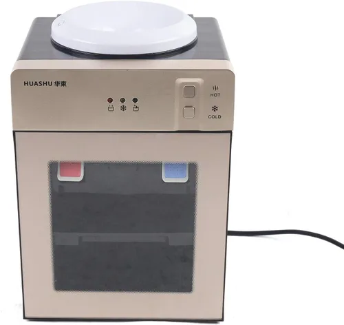 Dispensador de enfriador de agua caliente y fría, con carga superior independiente para oficina en casa con 3 ajustes de temperatura, agua caliente,
